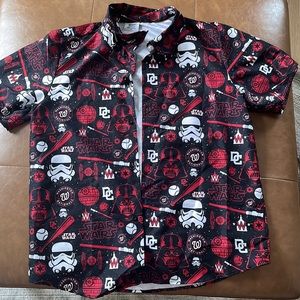 Washington Nationals SGA Star Wars Hawaiian shirt size medium dark side